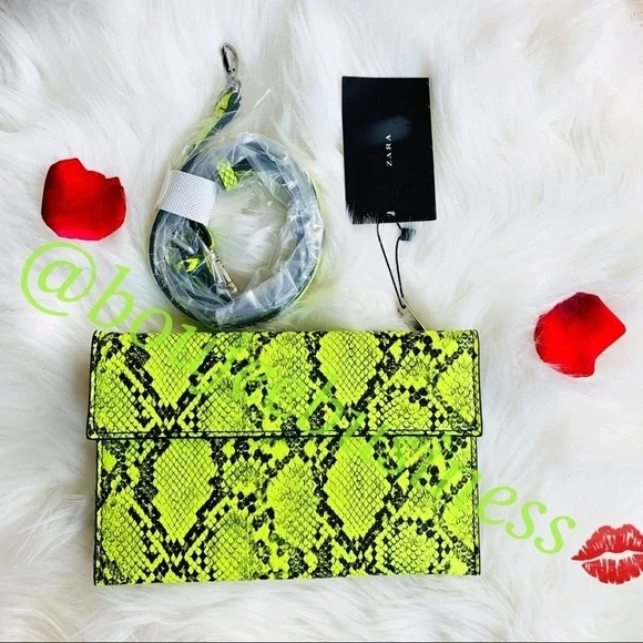 Zara Animal Print Sandals + Crossbody Co-ord Set - Picture 4 of 8